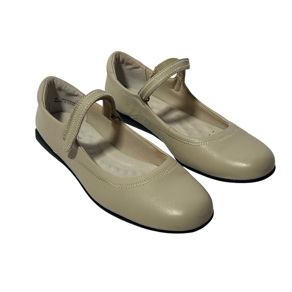 Walking‎ Cradles Jane Bone Leather Mary Jane Flats Womens 9 M
